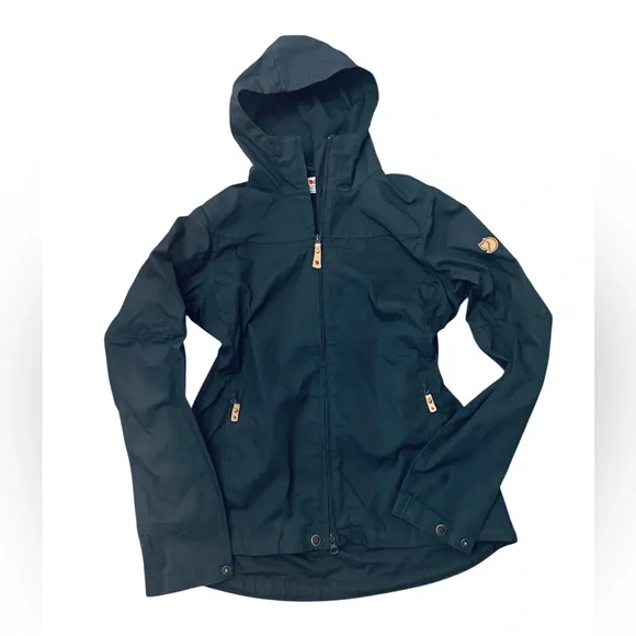 Fjallraven Stina Jacket Indigo Blue Womens Medium - Picture 3 of 13